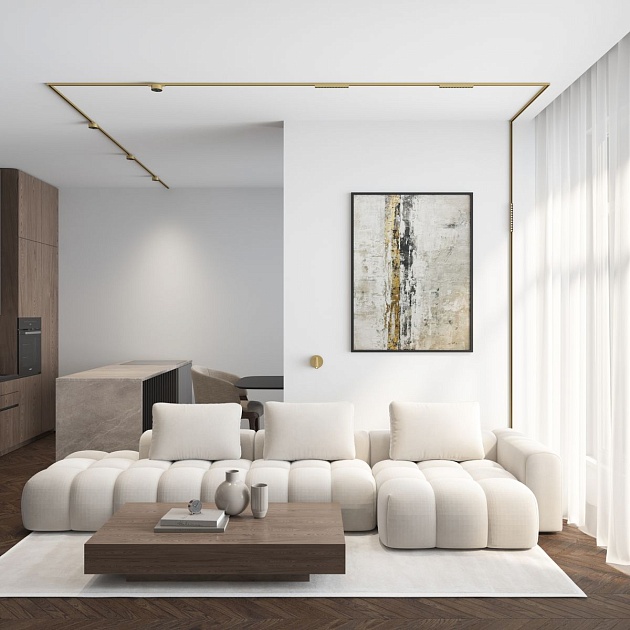 Трековый светодиодный светильник Denkirs Shine Grill DK5771-SB Фото № 7