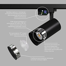 Трековый светильник Denkirs Solid Koper DK6453-BK 2