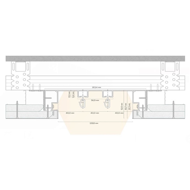 Комплект заглушек FerGipps СК 60 Белый 2 шт/уп (Алюминий) УТ000002122 Фото № 3