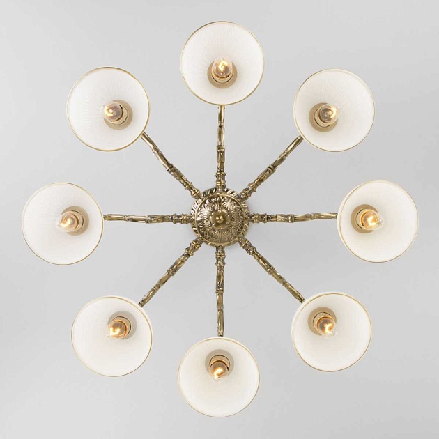 Потолочная люстра Eurosvet Caldera 60106/8 античная бронза изображение 2 Потолочная люстра Eurosvet Caldera 60106/8 античная бронза Фото № 2