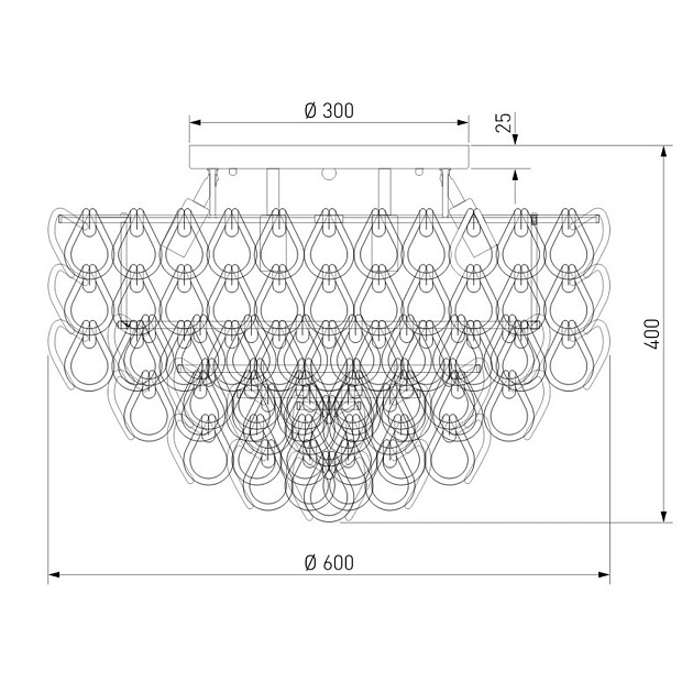 Потолочный светильник Bogates Cappio 380/8 Smart Фото № 2