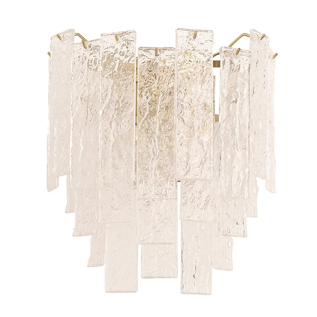 Настенный светильник Crystal Lux Ricardo AP3 Brass Фото № 1