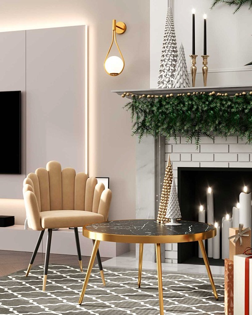 Светильник настенный Moderli Barocco V11573-1W изображение 2 Светильник настенный Moderli Barocco V11573-1W Фото № 2