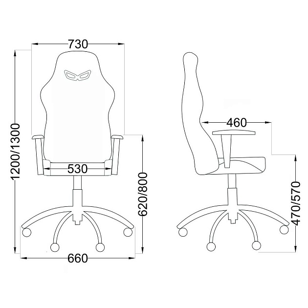Игровое кресло AksHome Spiderman черный, экокожа 80352 Фото № 2
