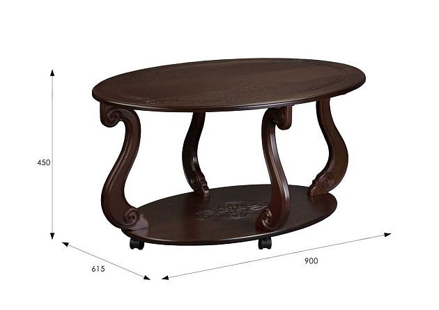 Журнальный стол Мебелик Овация (М) 006752 изображение 3 Журнальный стол Мебелик Овация (М) 006752 Фото № 3