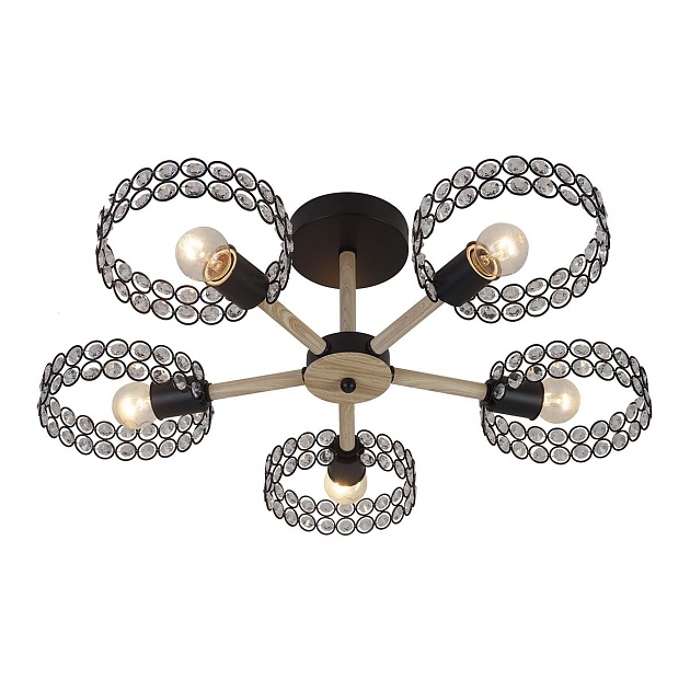 Потолочная люстра Escada Banjo 679/5P Black Фото № 5