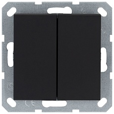 Выключатель двухклавишный Jasmart G3022PB