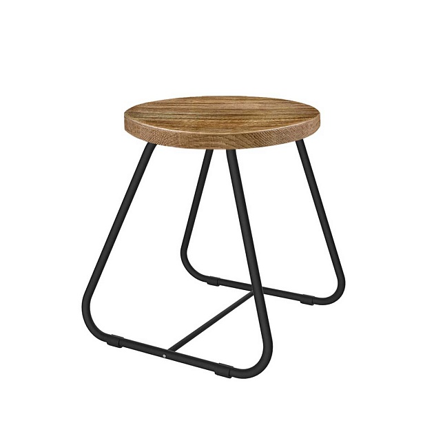 Табурет Sheffilton SHT-ST16/S38 дуб брашированный/черный муар 5982770701 Фото № 1