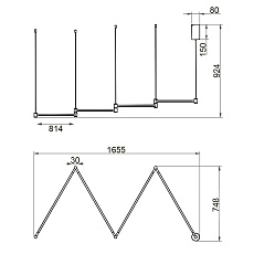 Подвесной светильник Vele Luce Laser VL7182P24 5