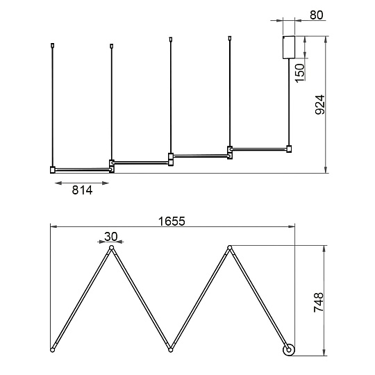 Подвесной светильник Vele Luce Laser VL7182P24 Фото № 6