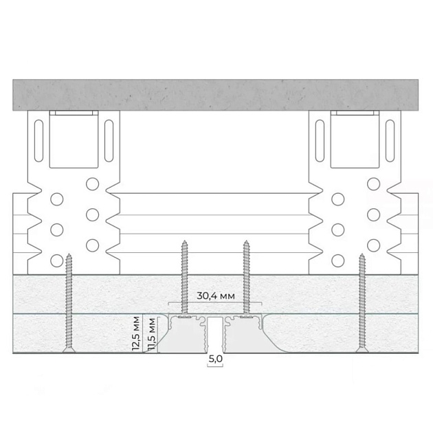 Разделительный профиль FerGipps УТ000002589 Фото № 3