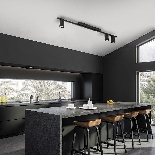 Потолочная люстра TK Lighting 4565 Logan Black Фото № 3