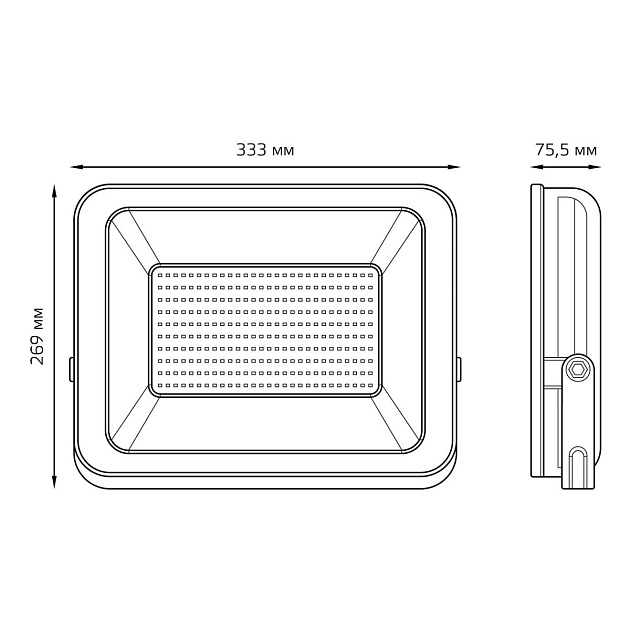 Прожектор светодиодный Gauss Qplus 200W 5500К 613100200 Фото № 3