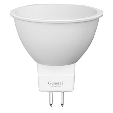 Лампа светодиодная General GU5.3 7W 6500K матовая GLDEN-MR16-7-230-GU5.3-6500 632900