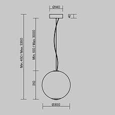 Подвесной светильник Maytoni MOD397PL-L15CH3K 1
