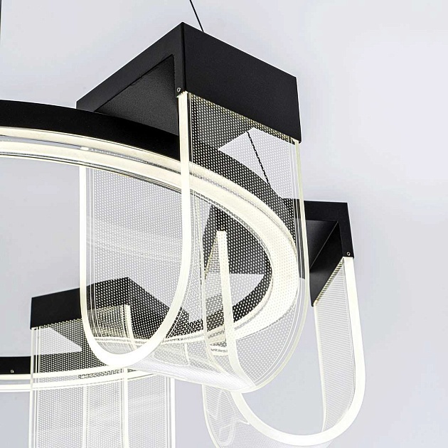 Подвесной cветильник LED4U L7707-600 BK Фото № 7