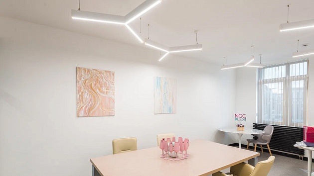 Подвесной светодиодный светильник Siled Trio-Star-Prof 7370467 Фото № 3