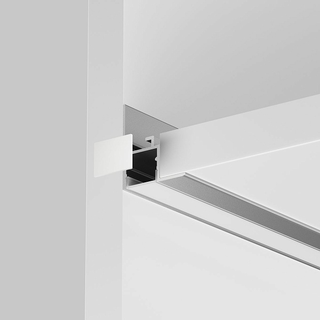 Алюминиевый профиль встраиваемый скрытого монтажа Maytoni Led Strip ALM-2630-S-2M 632014 изображение 4 Алюминиевый профиль встраиваемый скрытого монтажа Maytoni Led Strip ALM-2630-S-2M 632014 Фото № 4