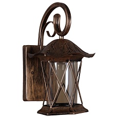 Уличный настенный светильник Reluce 08281-9.2-001U BKG 3