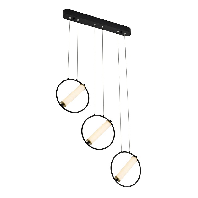 Подвесная светодиодная люстра Gerhort G61306/3BK+GD Фото № 1