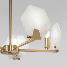 Потолочная люстра Eurosvet Marble 60158/5 латунь 2