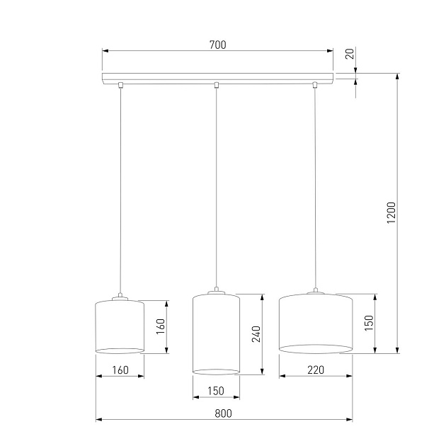 Подвесной светильник TK Lighting 4954 Juta Фото № 2