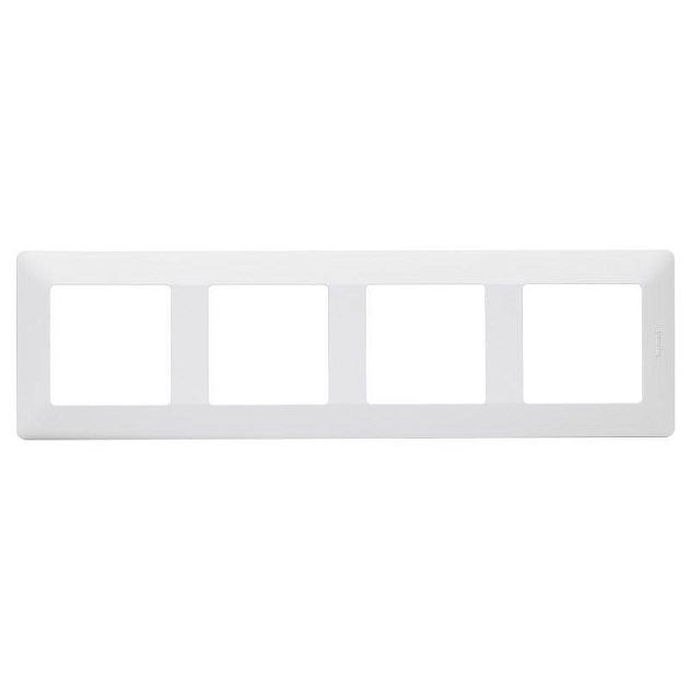 Рамка 4-постовая Legrand Valena Life белая 754004 Фото № 1