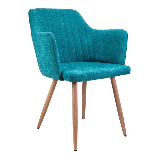 Кресло AksHome Brit бирюзовый, ткань 67629 Фото № 1