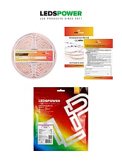 Светодиодная лента LEDS POWER NEW COB 256/м (11Вт/м) 24В розовая 006338