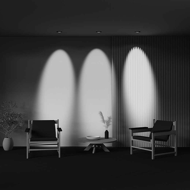 Встраиваемый светильник Maytoni Technical Downlight DL105-12W3K-B изображение 3 Встраиваемый светильник Maytoni Technical Downlight DL105-12W3K-B Фото № 3