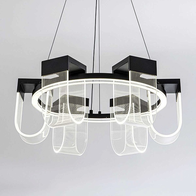 Подвесной cветильник LED4U L7707-600 BK Фото № 6