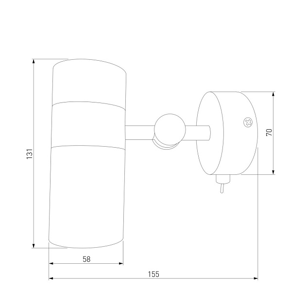 Спот Eurosvet Viero 20096/1 белый/ хром изображение 2 Спот Eurosvet Viero 20096/1 белый/ хром Фото № 2