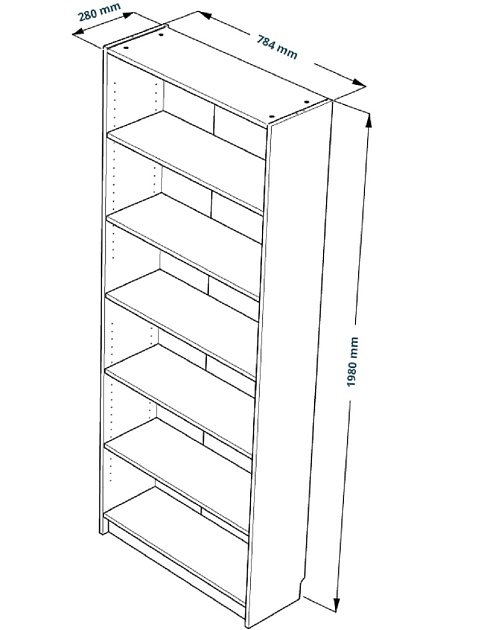 Стеллаж Шведский Стандарт VÄRMA 80 S00371 Фото № 3