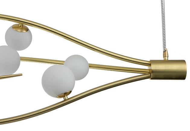 Подвесная люстра Indigo Flusso 11025/7P Gold V000231 изображение 2 Подвесная люстра Indigo Flusso 11025/7P Gold V000231 Фото № 2