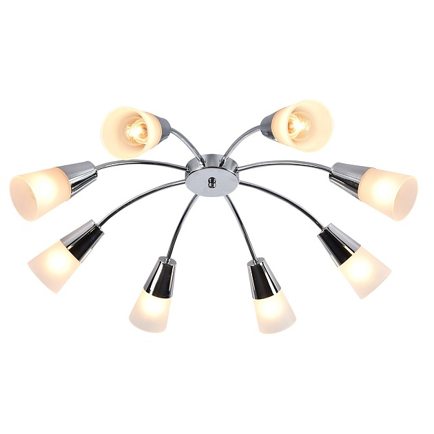 Потолочная люстра Escada Aquilegia 1100/8P Chrome Фото № 1