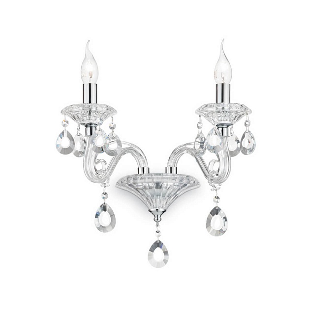 Бра Ideal Lux Negresco AP2 Trasparente 141046 Фото № 1