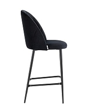 Полубарный стул Stool Group Логан велюр черный AV 413-H75-08(PP) 3