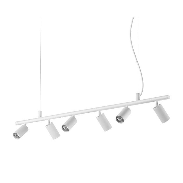 Подвесная люстра Ideal Lux Dynamite SP6 Bianco 231433 Фото № 1