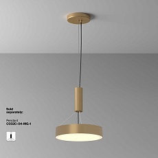 Потолочный светодиодный светильник Maytoni Zon C032CL-36W3K-RD-MG 2