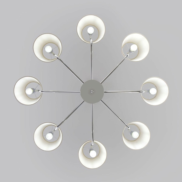 Подвесная люстра Eurosvet Amaretto 60155/8 хром Фото № 4