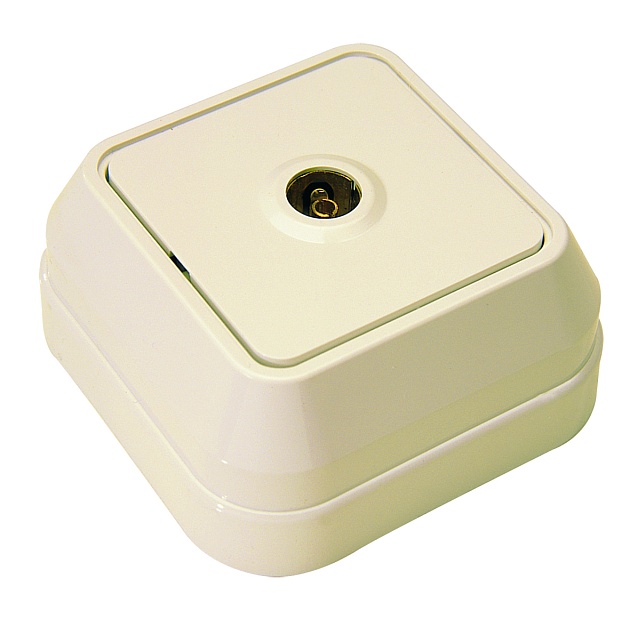 Розетка ТВ концевая 15 dB (Female) Makel 45227 Фото № 1