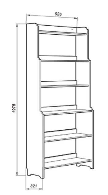 Стеллаж Шведский Стандарт Вествик 414135002300 Фото № 3