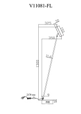 Торшер Moderli Harmo V11081-FL 1