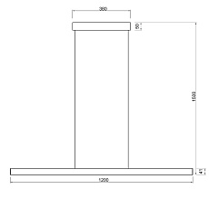 Подвесной светильник Mantra Lineal 9034 1