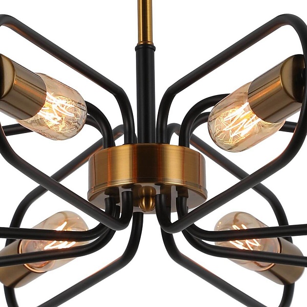 Потолочная люстра Illumico IL8253-8COU-79 BK GD Фото № 2