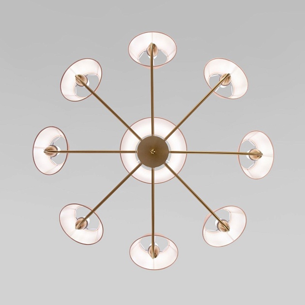 Подвесная люстра Eurosvet Milos 60154 латунь Фото № 4