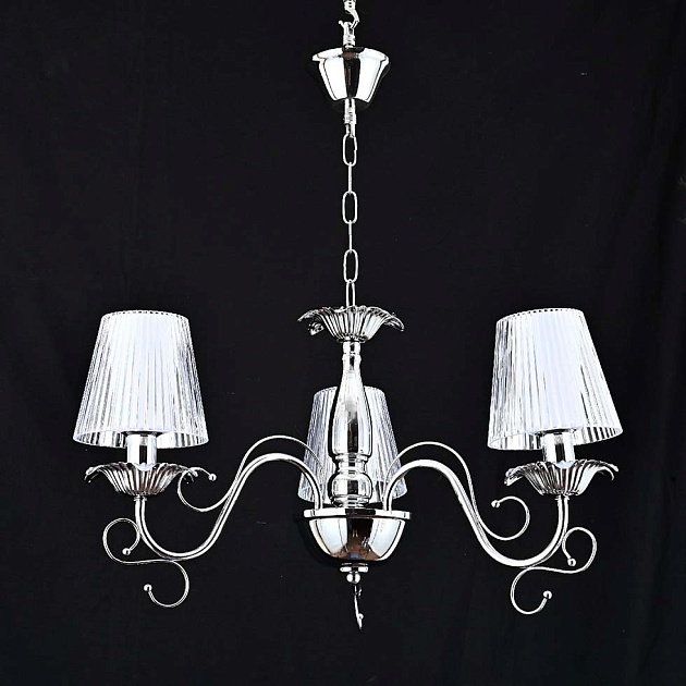 Подвесная люстра ЭкономСвет 13152/3CR WCL Фото № 1