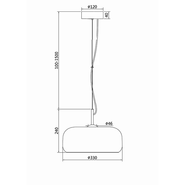 Подвесной светодиодный светильник Maytoni Madmen MOD127PL-L6BR Фото № 5