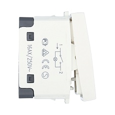 Выключатель LK Studio с индикатором 45х45мм (схема 1L) 16 A, 250 B (бежевый) LK45 850901-1 3