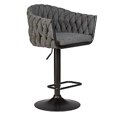 Стул барный DOBRIN LEON (графитовая ткань (LAR-275-21)) 9690-LM LEON 3